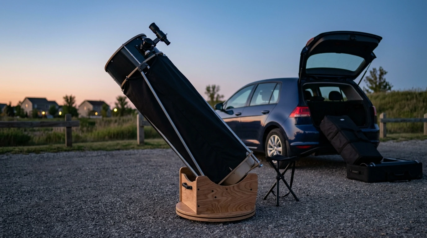 10-Inch Collapsible Dobsonian: Big Views, Easy Transport
